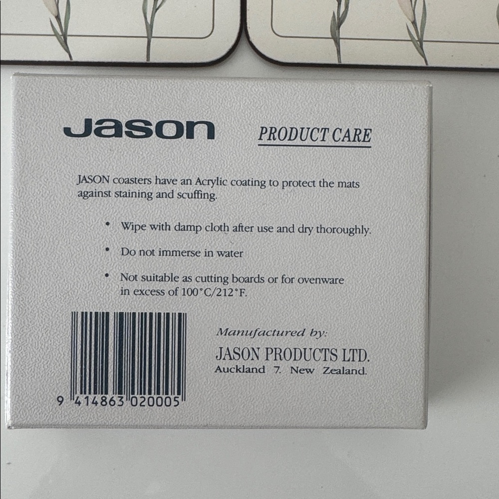 Jason Floral Lily’s Coasters Set of 6 - Picture 2 of 4